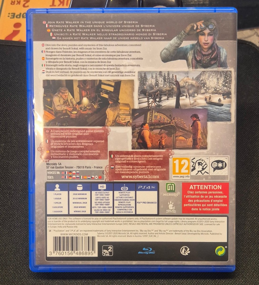 Syberia 3 (PS4) - BØR BØRSONS BRUKTHANDEL