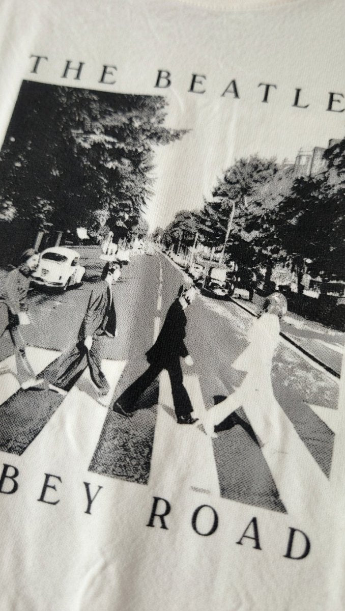 The Beatles Abbey Road T-skjorte (Hvit/Off-white) - BØR BØRSONS BRUKTHANDEL