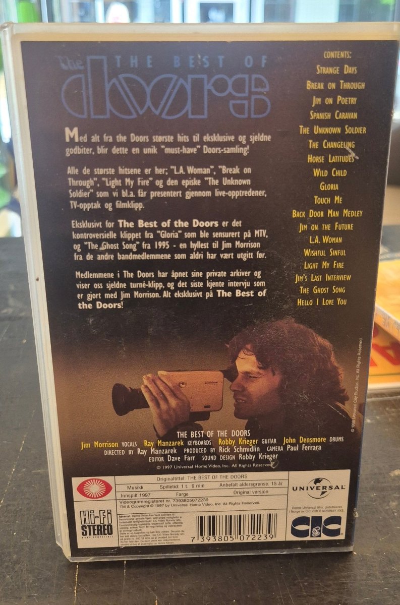 The Best of The Doors (VHS, 1998) - BØR BØRSONS BRUKTHANDEL