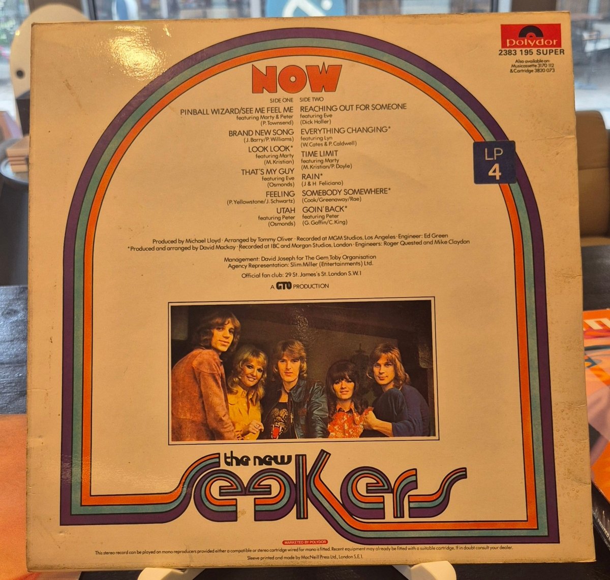 The New Seekers – Now - BØR BØRSONS BRUKTHANDEL