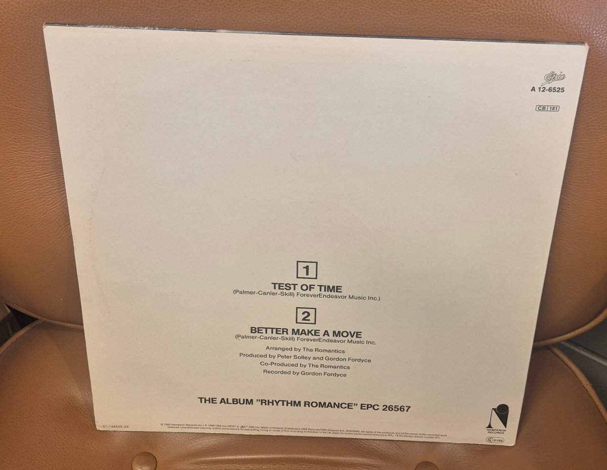 The Romantics - Test of Time (Maxi Single) - BØR BØRSONS BRUKTHANDEL