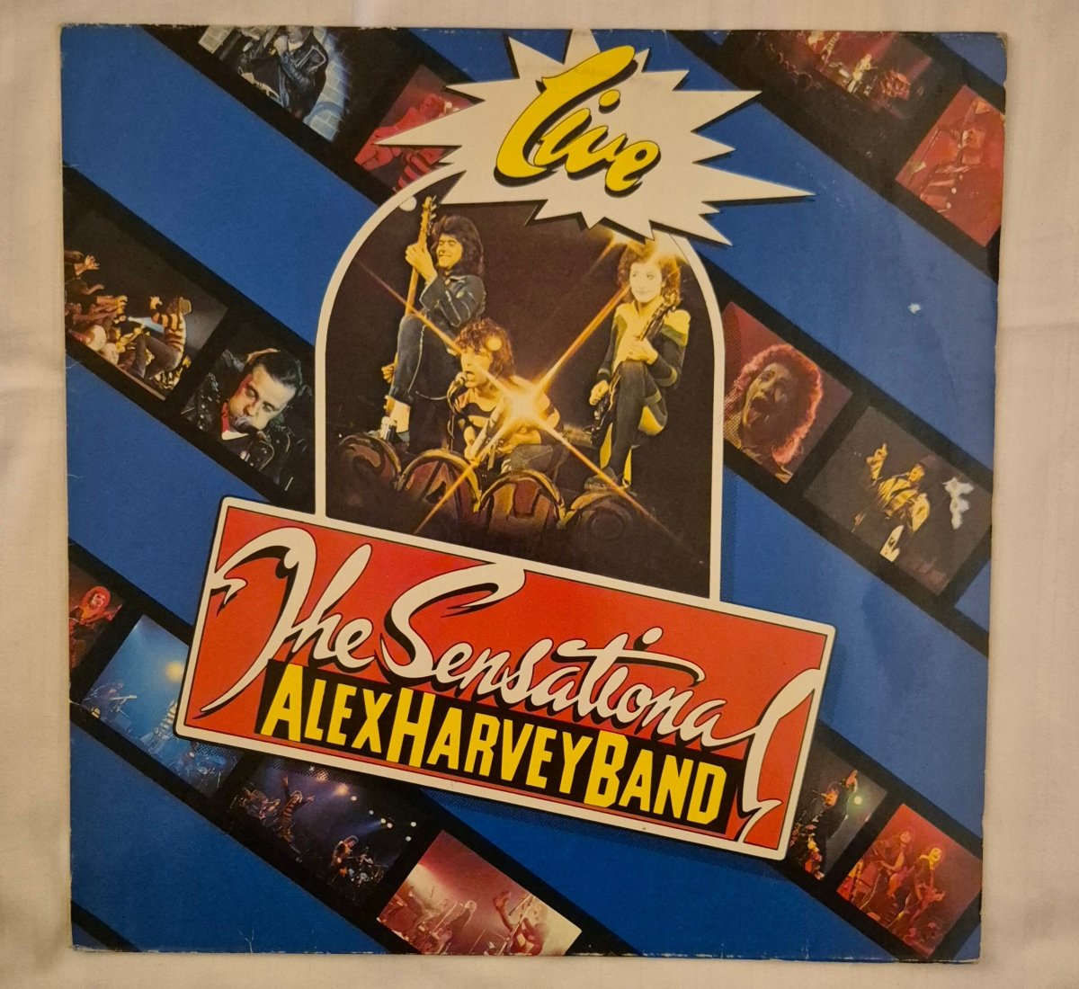 The Sensational Alex Harvey Band - Live (LP) - BØR BØRSONS BRUKTHANDEL