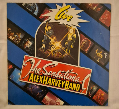 The Sensational Alex Harvey Band - Live (LP) - BØR BØRSONS BRUKTHANDEL