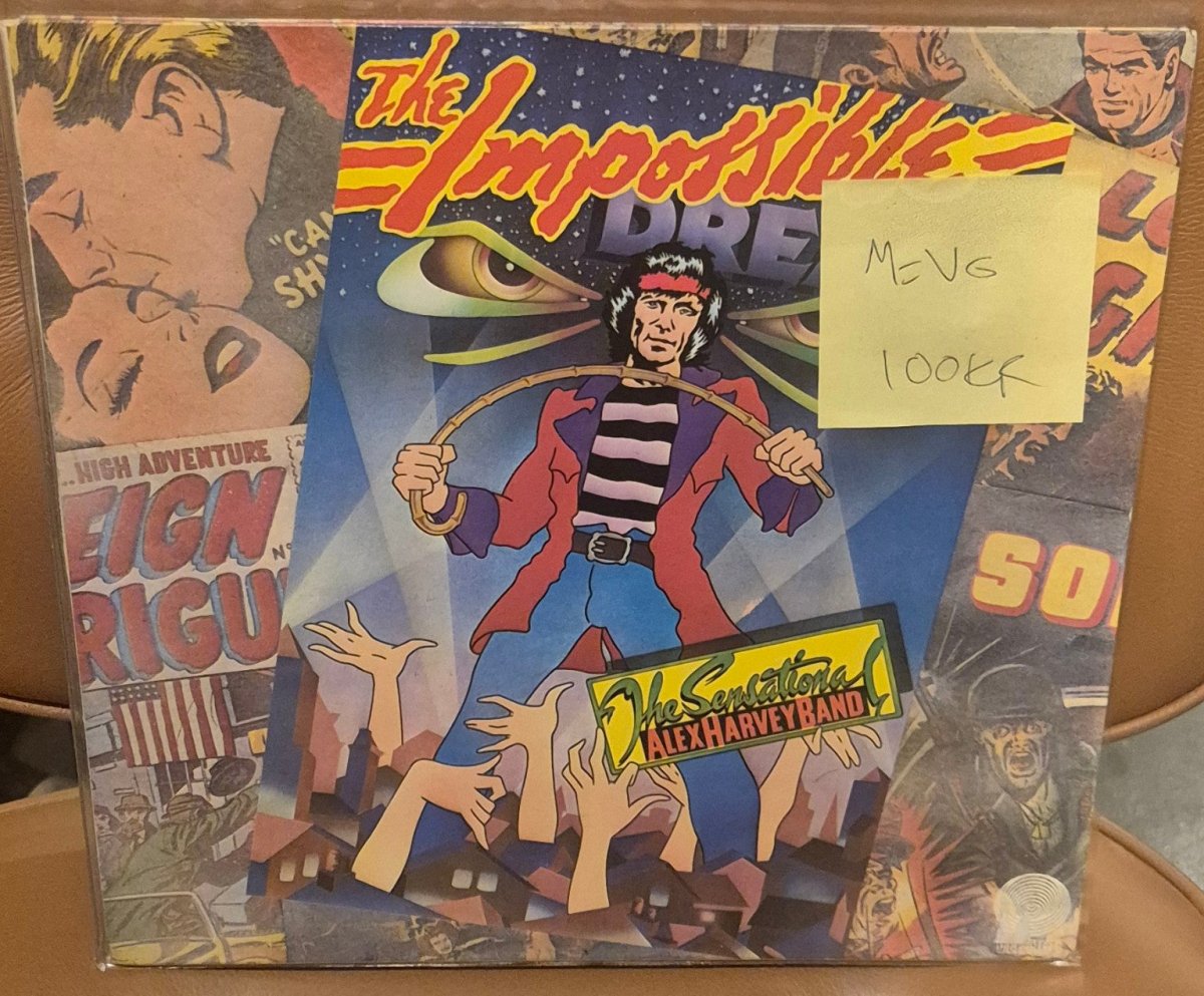 The Sensational Alex Harvey Band - The Impossible Dream LP (M=VG+) - BØR BØRSONS BRUKTHANDEL