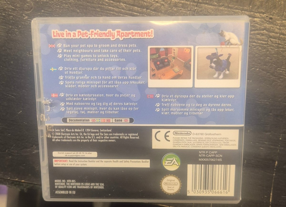 The Sims 2: Apartment Pets (Nintendo DS) - BØR BØRSONS BRUKTHANDEL