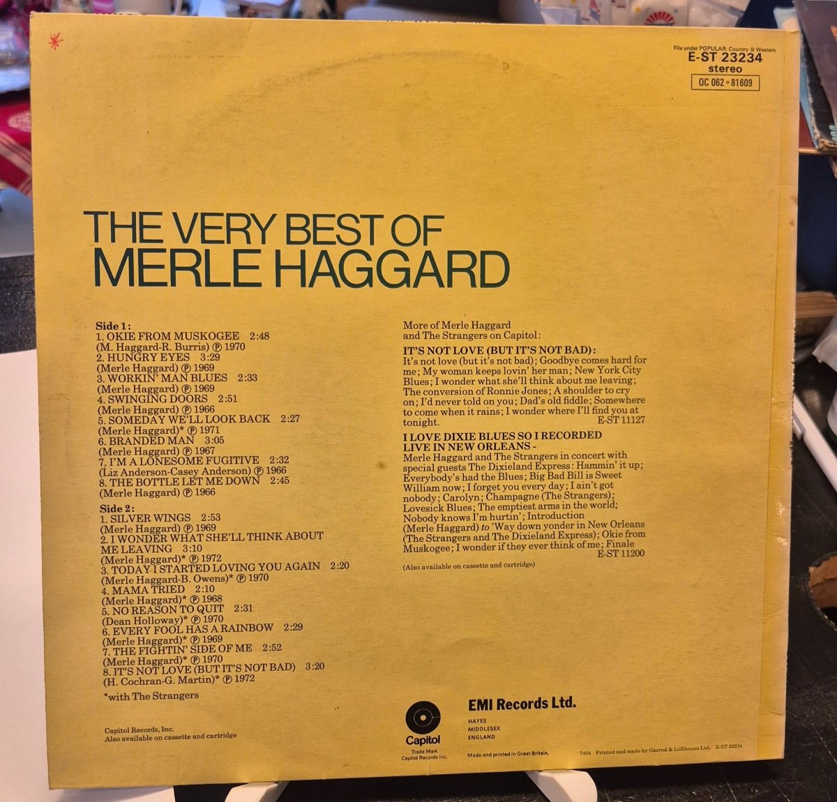 The Very Best of Merle Haggard - BØR BØRSONS BRUKTHANDEL