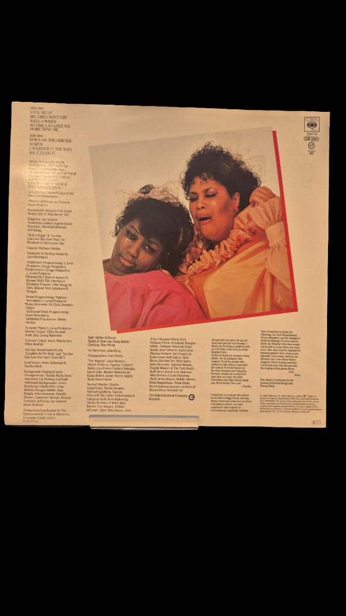 The Weather Girls – Big Girls Don’t Cry - BØR BØRSONS BRUKTHANDEL