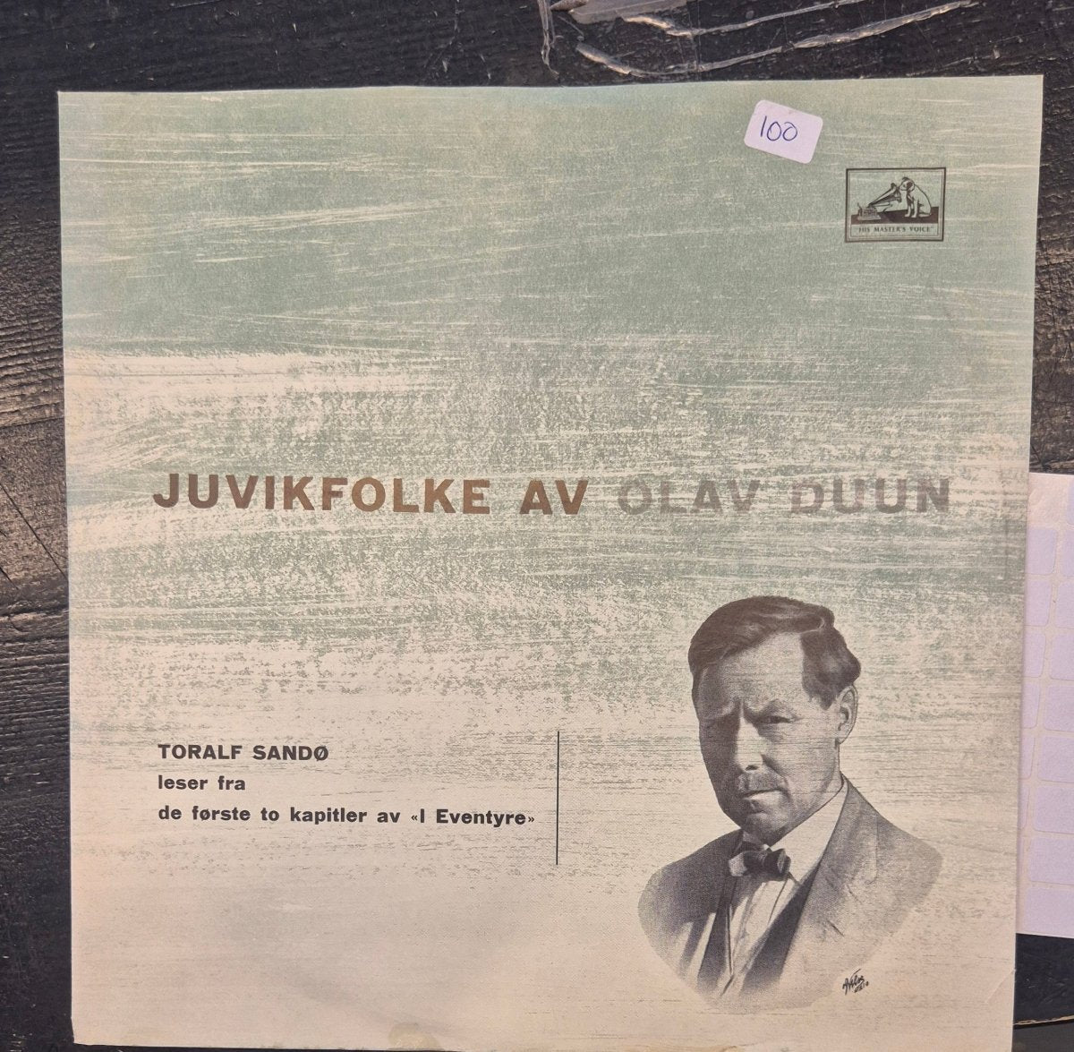 Toralf Sandø - Juvikfolke av Olav Duun (NBLP 3) - BØR BØRSONS BRUKTHANDEL