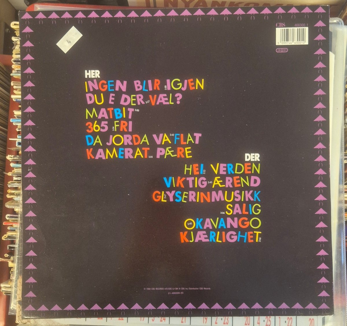 Tre Små Kinesere – 365 Fri (LP med kalender) - BØR BØRSONS BRUKTHANDEL