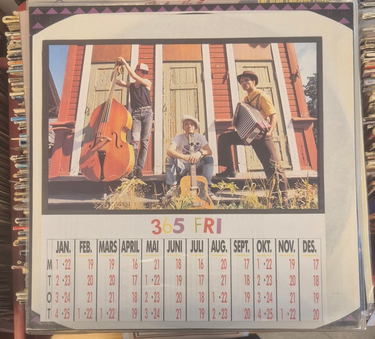 Tre Små Kinesere – 365 Fri (LP med kalender) - BØR BØRSONS BRUKTHANDEL