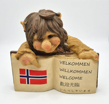 Troll velkommen 30cm høy - BØR BØRSONS BRUKTHANDEL