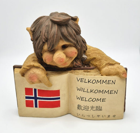 Troll velkommen 30cm høy - BØR BØRSONS BRUKTHANDEL