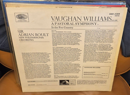 Vaughan Williams - A Pastoral Symphony / In The Fen Country (LP) - BØR BØRSONS BRUKTHANDEL