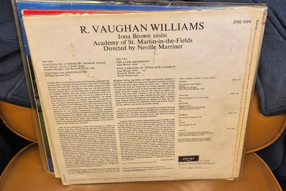 Vaughan Williams - Fantasia on a Theme by Thomas Tallis / The Lark Ascending (Argo ZRG 696) - BØR BØRSONS BRUKTHANDEL