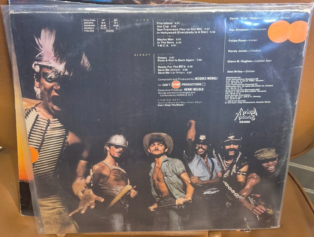 Village People - Live and Sleazy (2xLP) - BØR BØRSONS BRUKTHANDEL