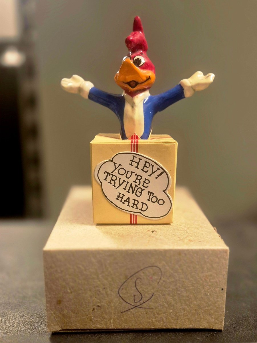 Vintage Hakke Hakkespett Porselensfigurer 6 forskjellige - BØR BØRSONS BRUKTHANDEL