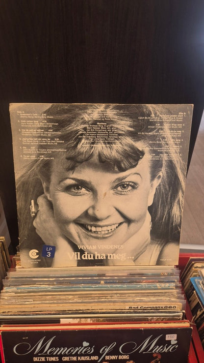 Vivian Vindenes - Vil du ha meg ... (LP) - BØR BØRSONS BRUKTHANDEL