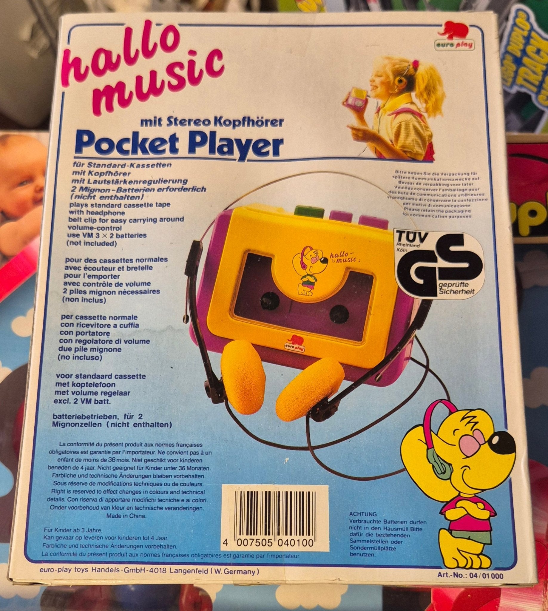 Walkman for barn uåpnet Retro - BØR BØRSONS BRUKTHANDEL