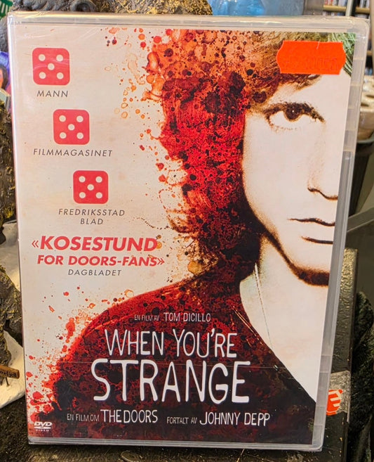 When You're Strange DVD (NY) – Dokumentar om The Doors, fortalt av Johnny Depp - BØR BØRSONS BRUKTHANDEL