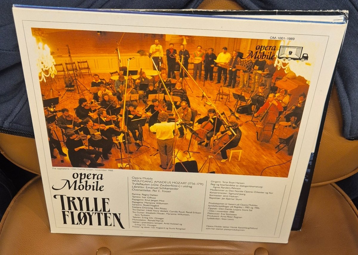 Wolfgang Amadeus Mozart / Opera Mobile - Tryllefløyten (OM-1001-1989) - BØR BØRSONS BRUKTHANDEL